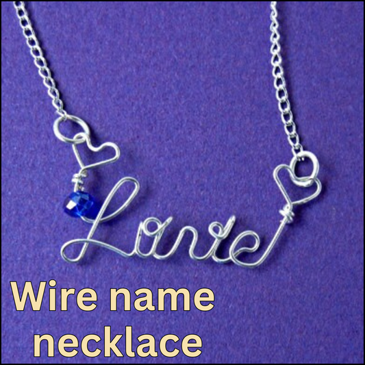 Wire name - necklace